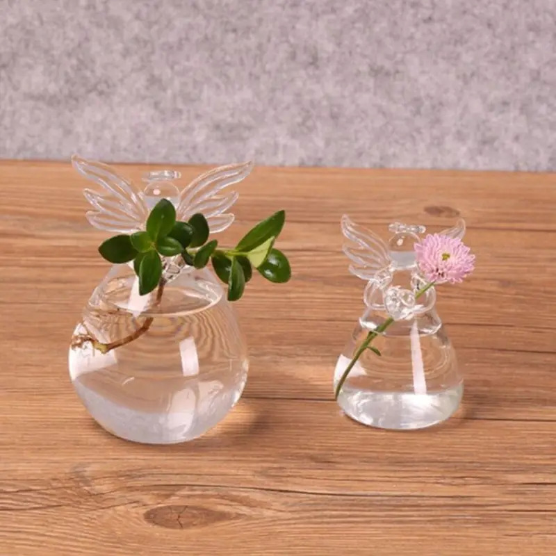 Aquarium Fish Angel - Mini Aquarium en verre transparent en