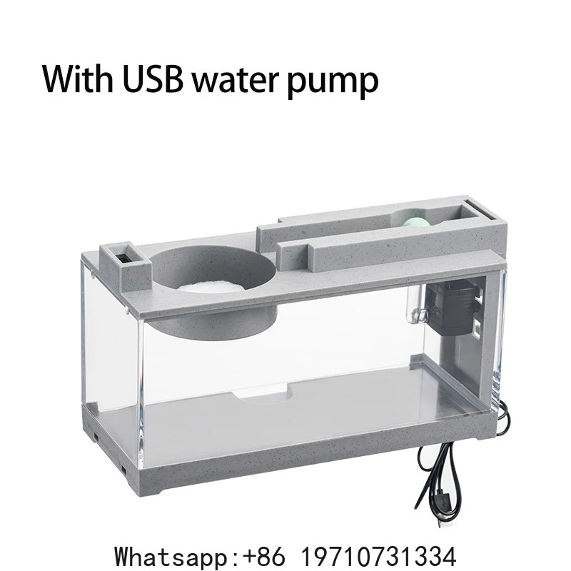 Fish Tank Filter - Kit d'aquarium avec barre d'oxygène intégrée,