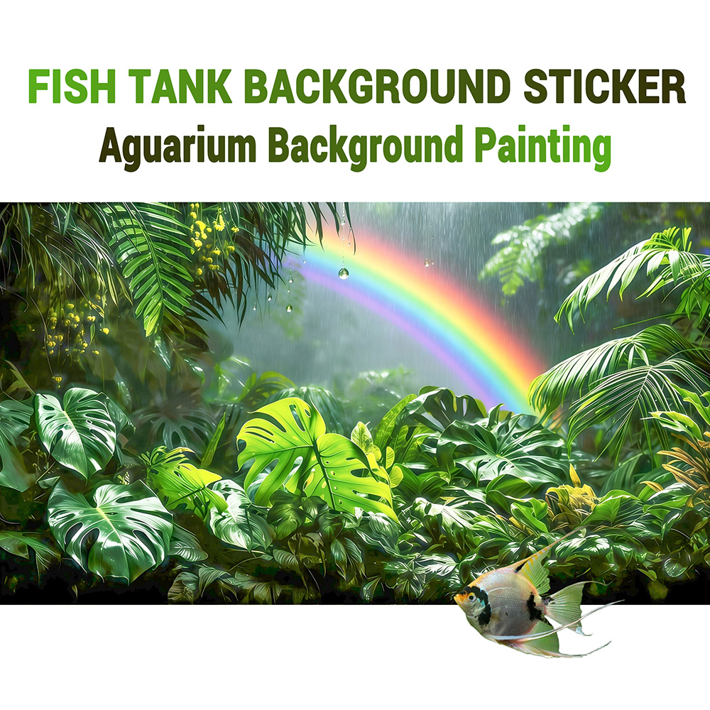 Aquarium Fish Rainbow - Arc-en-ciel de la forêt tropicale, peinture