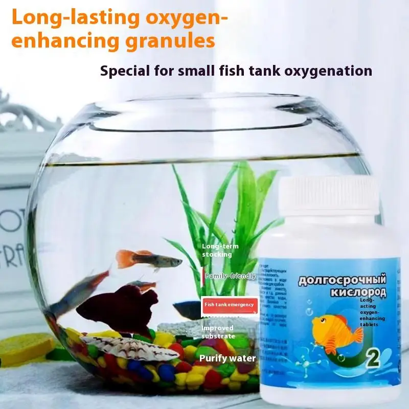 Aquarium Fish Long - Comprimés d'oxygène à long terme pour