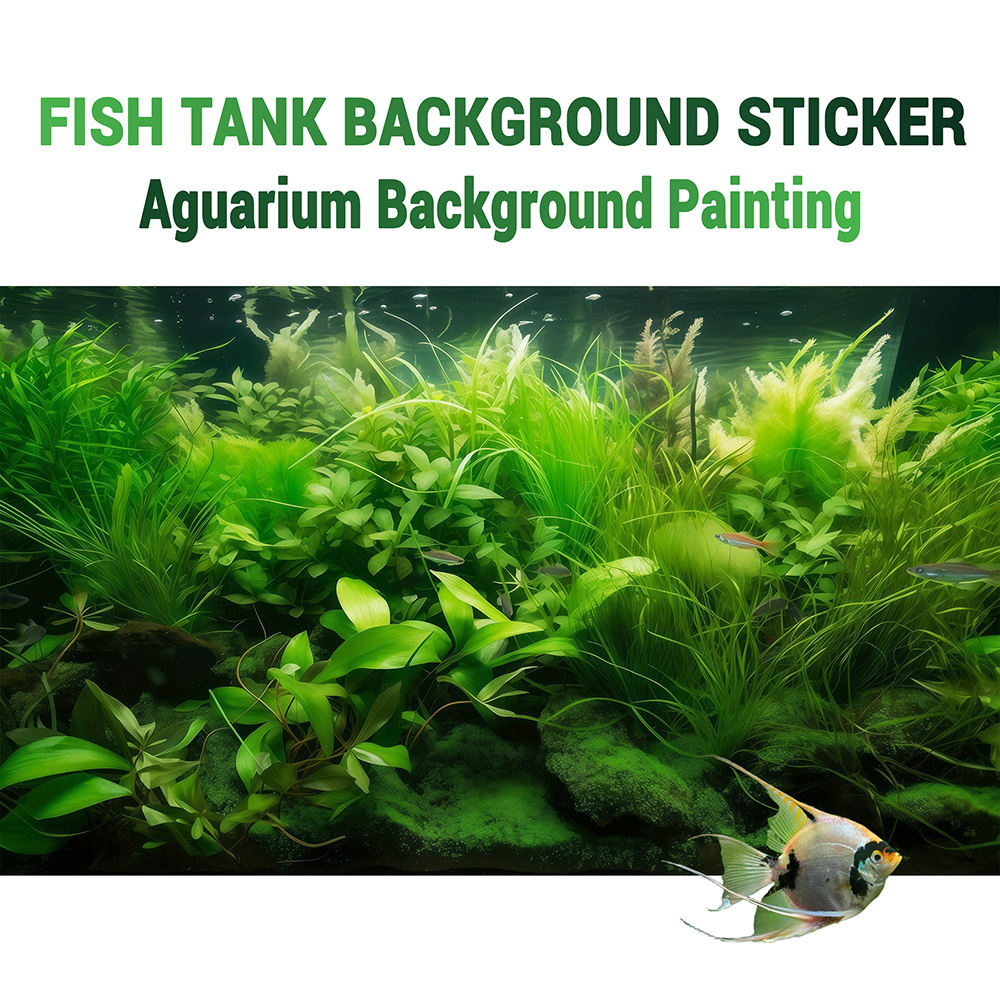 Aquarium Fish Paradise - Water Grass Paradise, peinture de fond