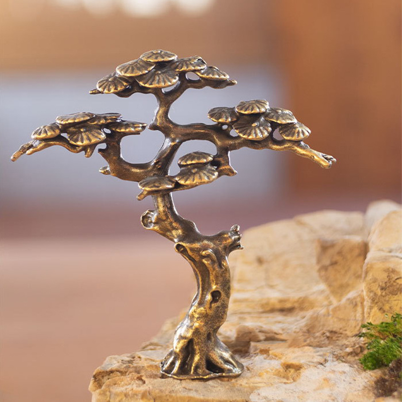 Aquarium Decoration Rock - Mini Figurine Miniature de pin de