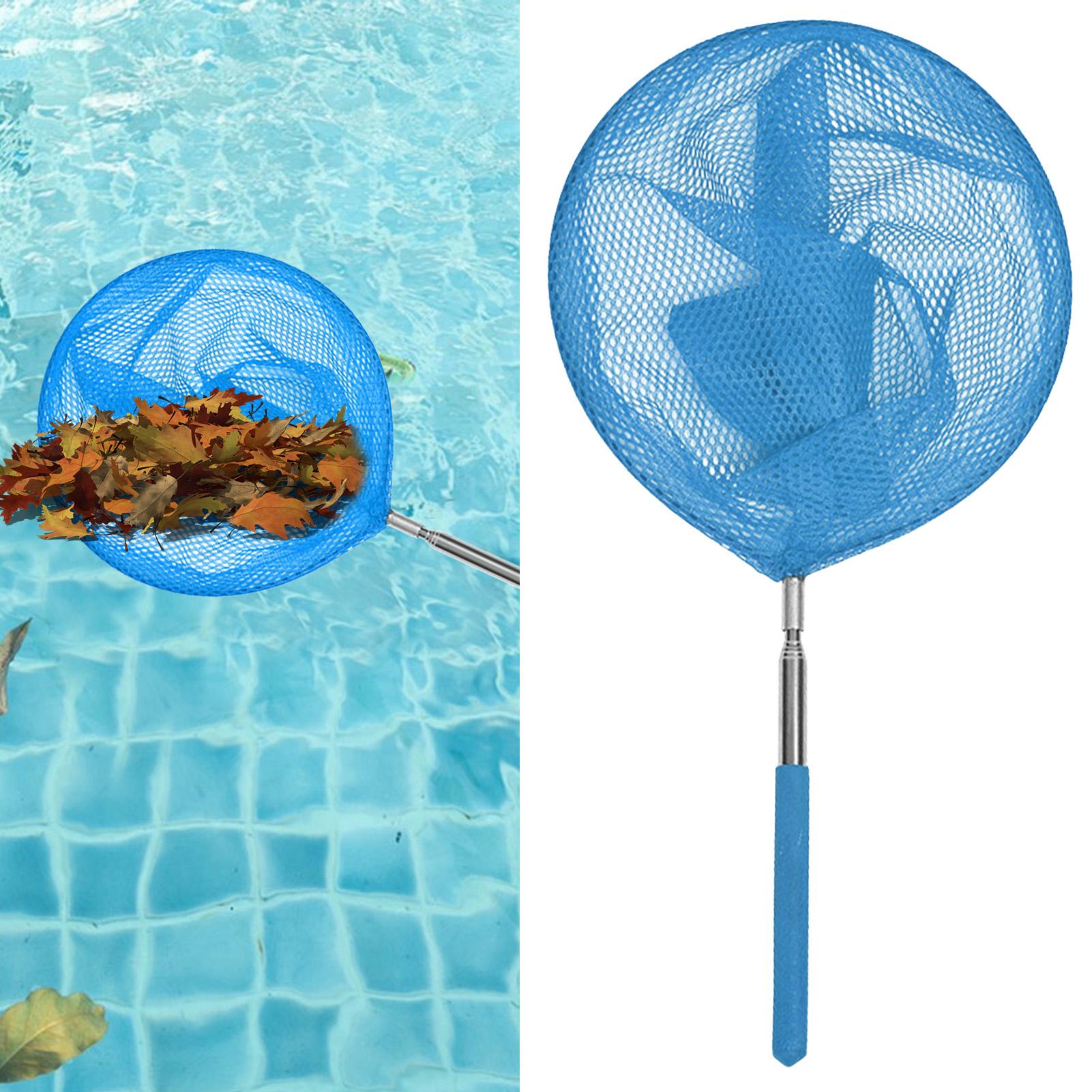 Aquarium Fishing - Épuisette de piscine avec manche télescopique