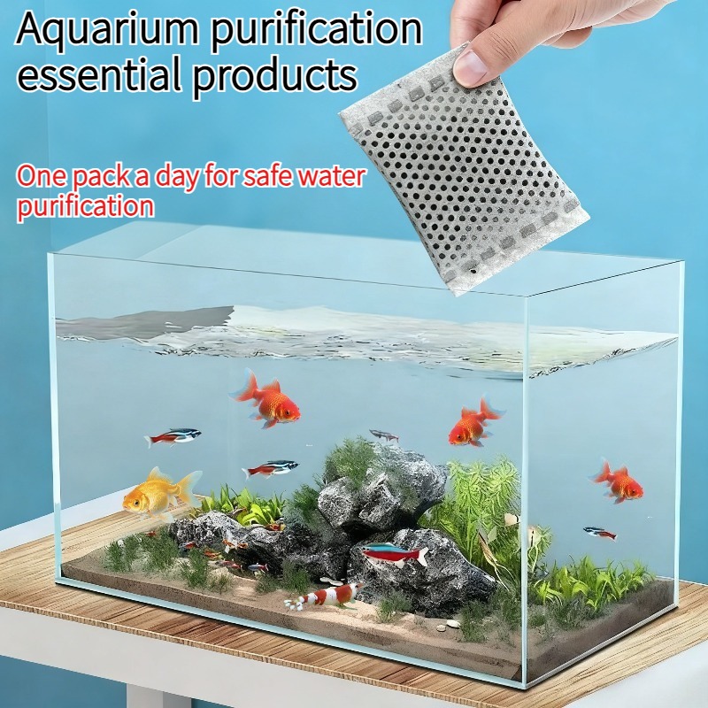 Aquarium Fish Long - Sacs de charbon actif pour filtre