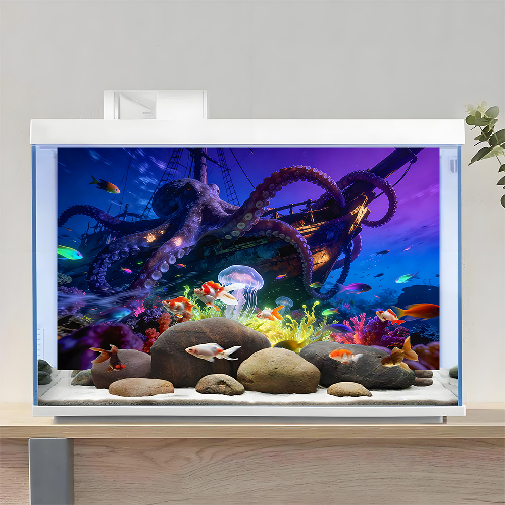 Autocollant de fond d'aquarium - Aquarium Fish Paradise avis et prix