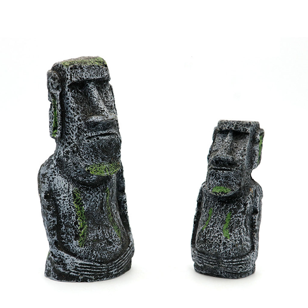 Statues Moai d'aquarium, ornem - Aquarium Fish Farm avis et prix