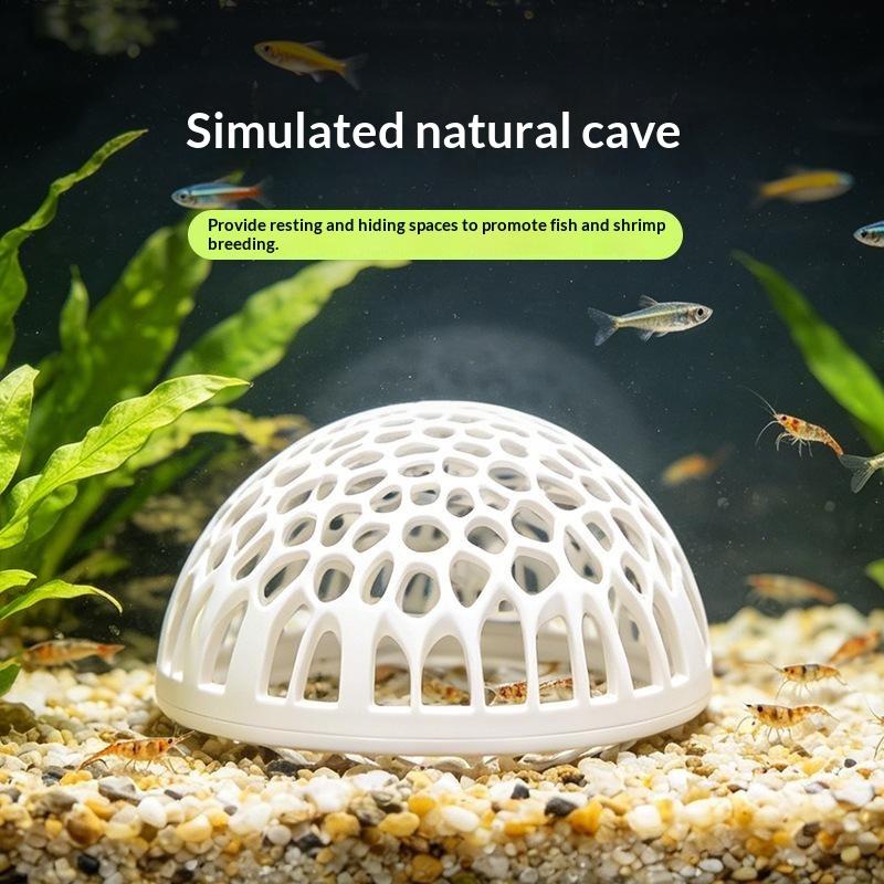 Caverne pour crevettes d'aquar - Aquarium Fish Hiding Spot avis et prix