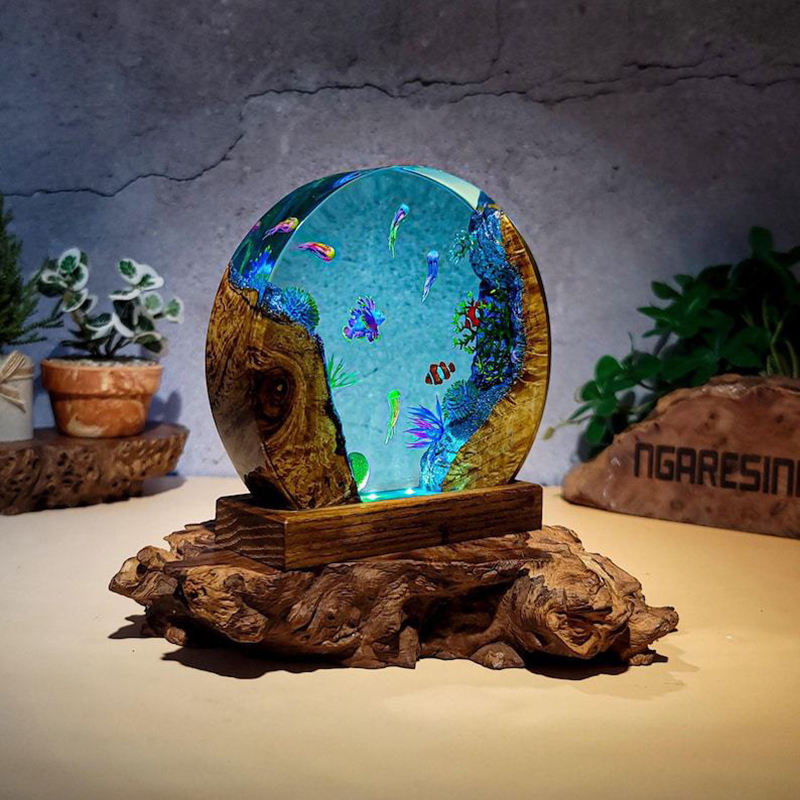 Lampe de table en résine sur l - Aquarium Fishes avis et prix