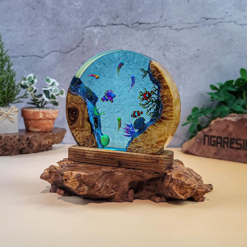 Lampe de table en résine sur l - Aquarium Fishes avis et prix