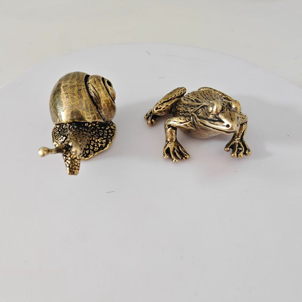 2 mini-ornements en laiton en  - Aquarium Fish Farm avis et prix