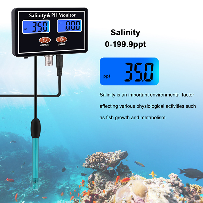 Moniteur de pH et de salinité  - Aquarium Fish In Online avis et prix