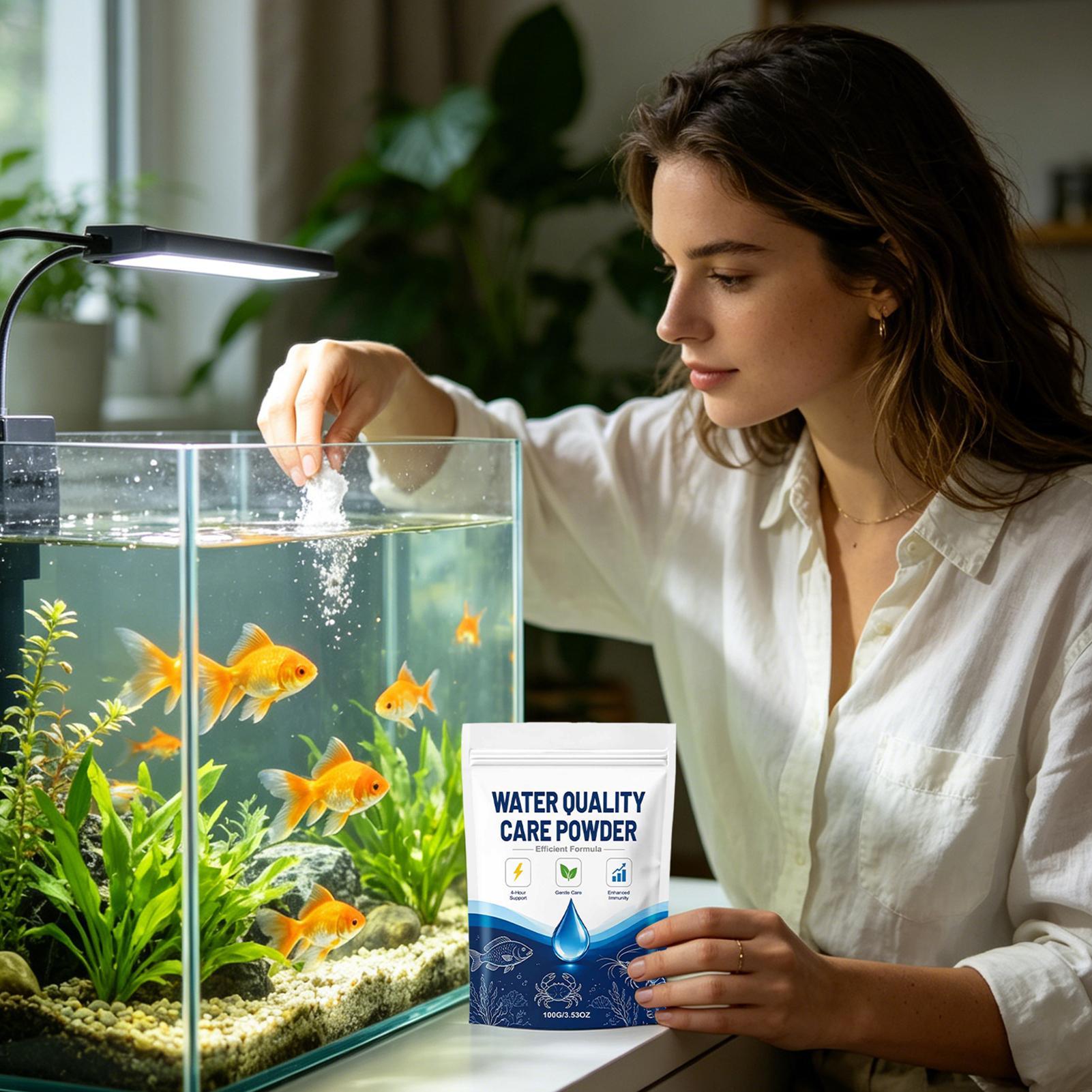 Poudre clarifiante pour eau d' - Aquarium Fish Long avis et prix