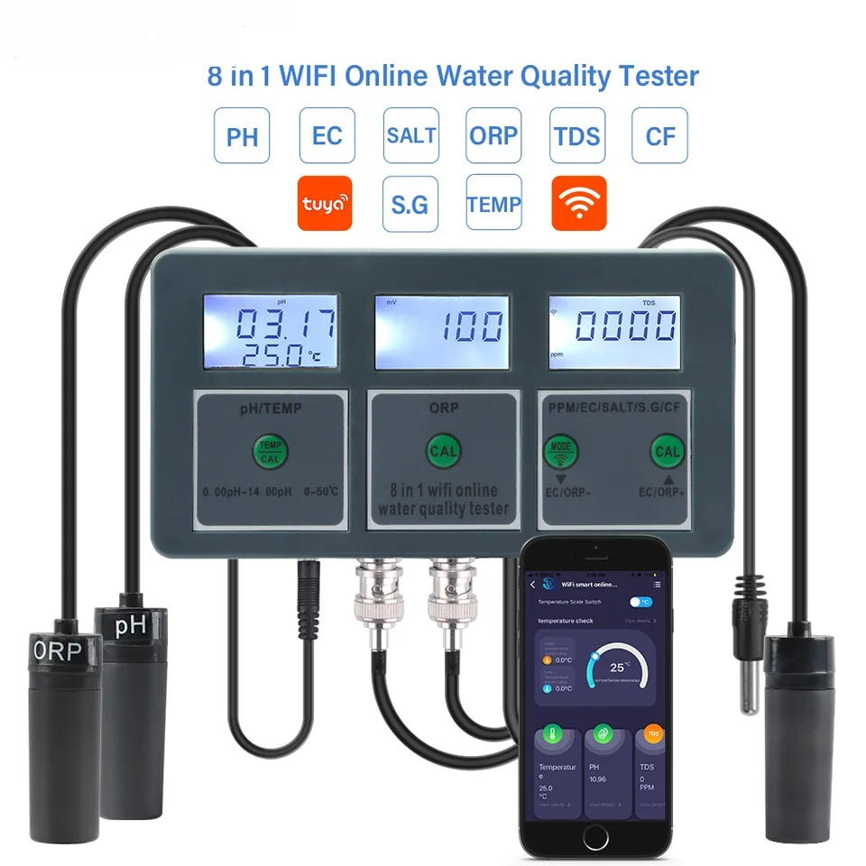 Mètre numérique WiFi PH ORP TD - Aquarium Fish In Online avis et prix