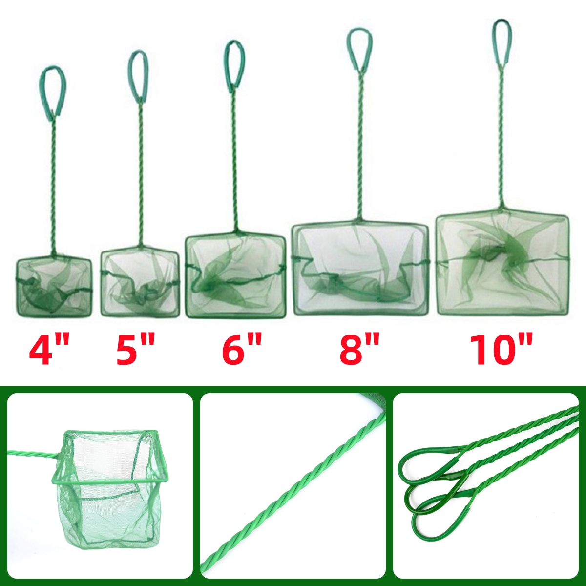 Filet à poisson vert Portable  - Aquarium Fish Long avis et prix