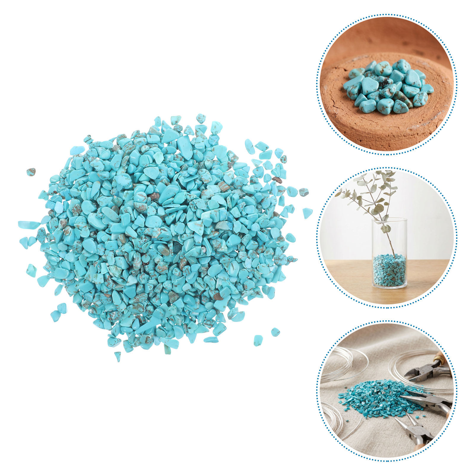 2 Sacs de Gravier Turquoise po - Aquarium Decoration Rock avis et prix