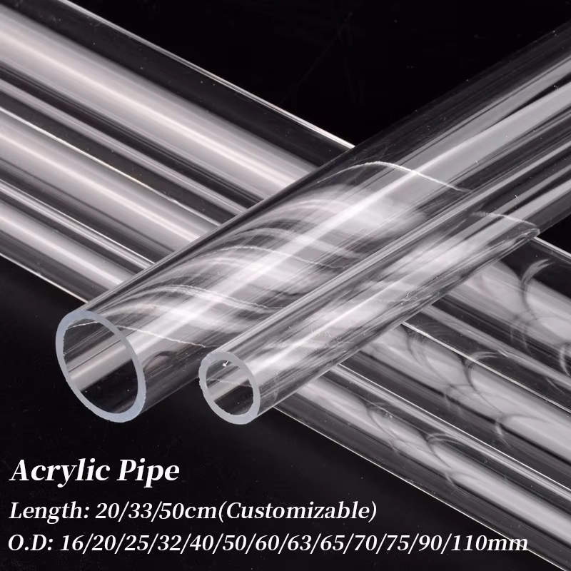 Tube en plexiglas transparent  - Aquarium Fish Long avis et prix