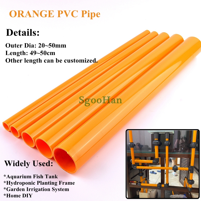 Tuyau en PVC orange de 20 à 50 - Aquarium Fish Long avis et prix